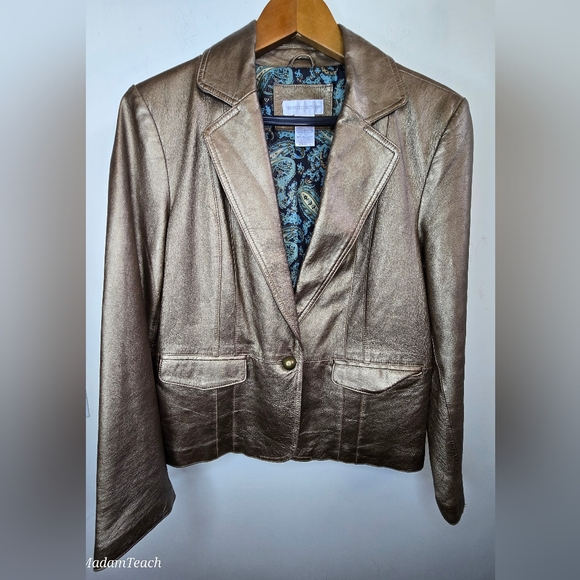 Worthington Women's Leather Jacket - Picture 2 of 4